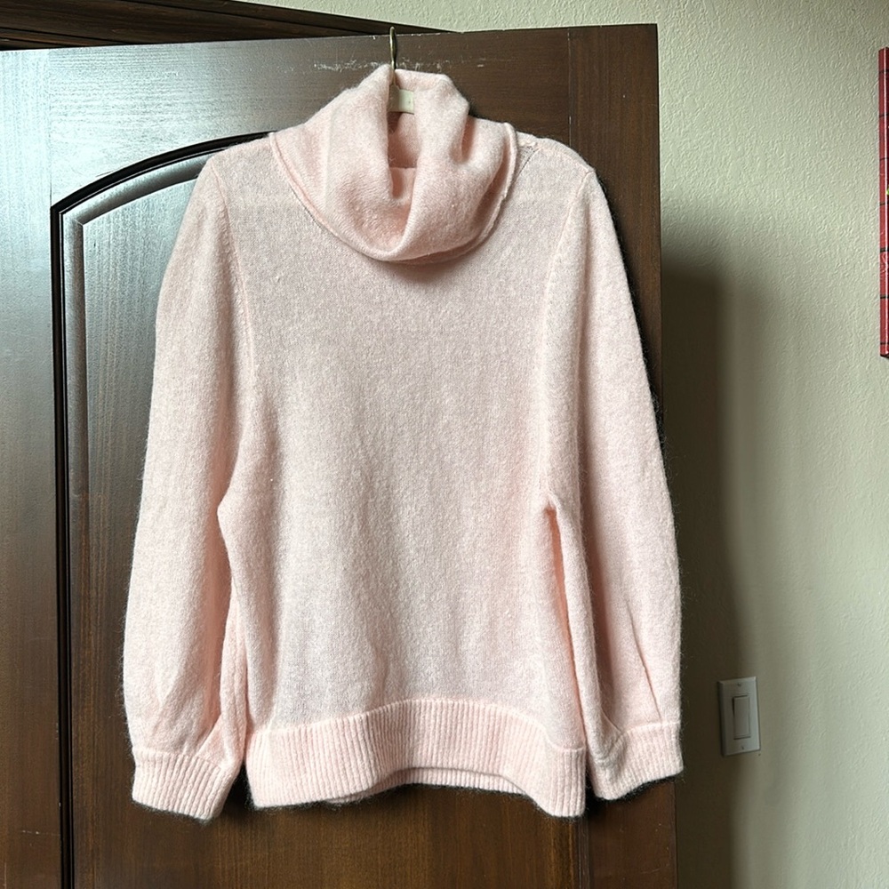 Women’s Light Pink Turtle Sweater